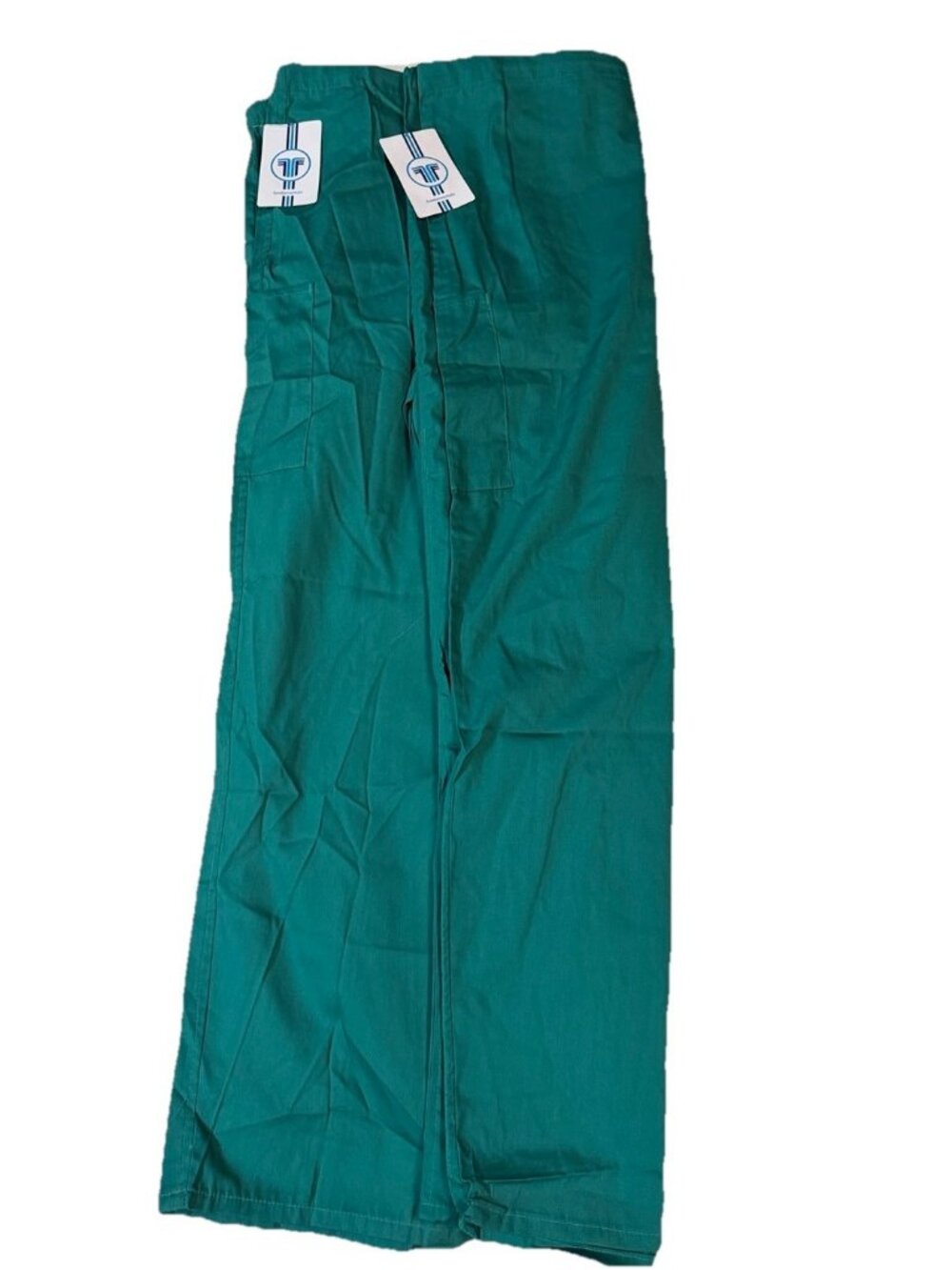 Lot Bundle of 2: White Swan Drawstring Cargo Pocket Unisex Scrub Pants -6X Green